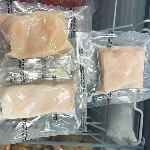 野生比目鱼块<br>高蛋白质低脂肪