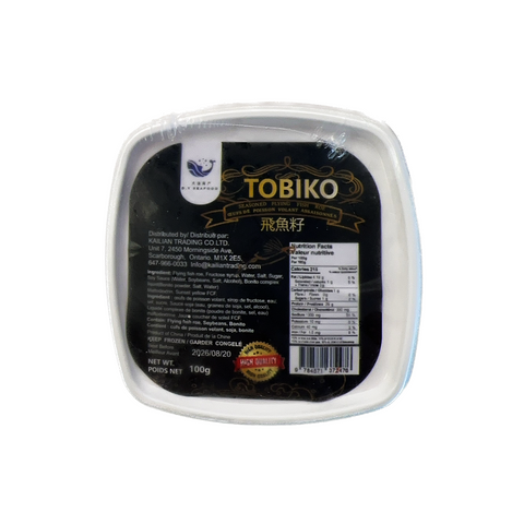 飞鱼籽•TOBIKO<br>FROZEN SEASONED FLYING FISH ROE
