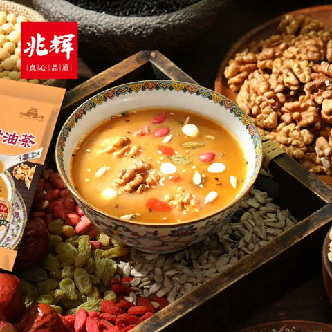 兆辉®八宝甜油茶<br>山西特产•营养早餐