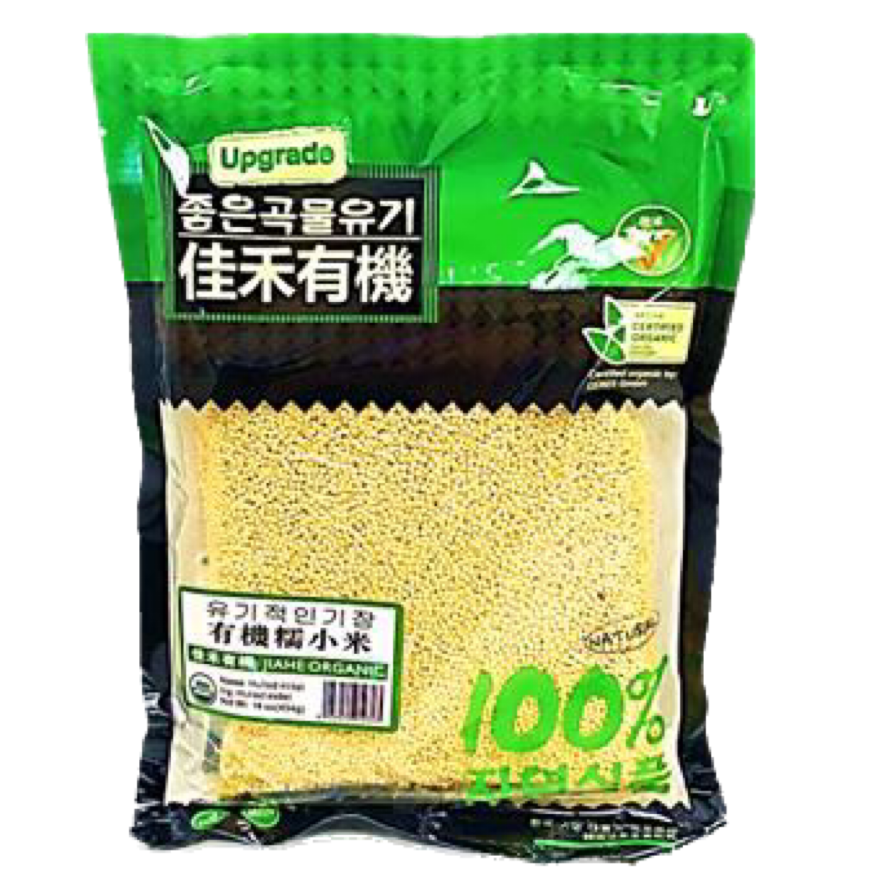 有机糯小米<br>Organic Hulled Millet