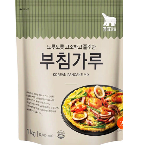 韩国金标*煎饼*粉1KG装<br>GomPyo 无需调味做出金黄香脆的煎饼