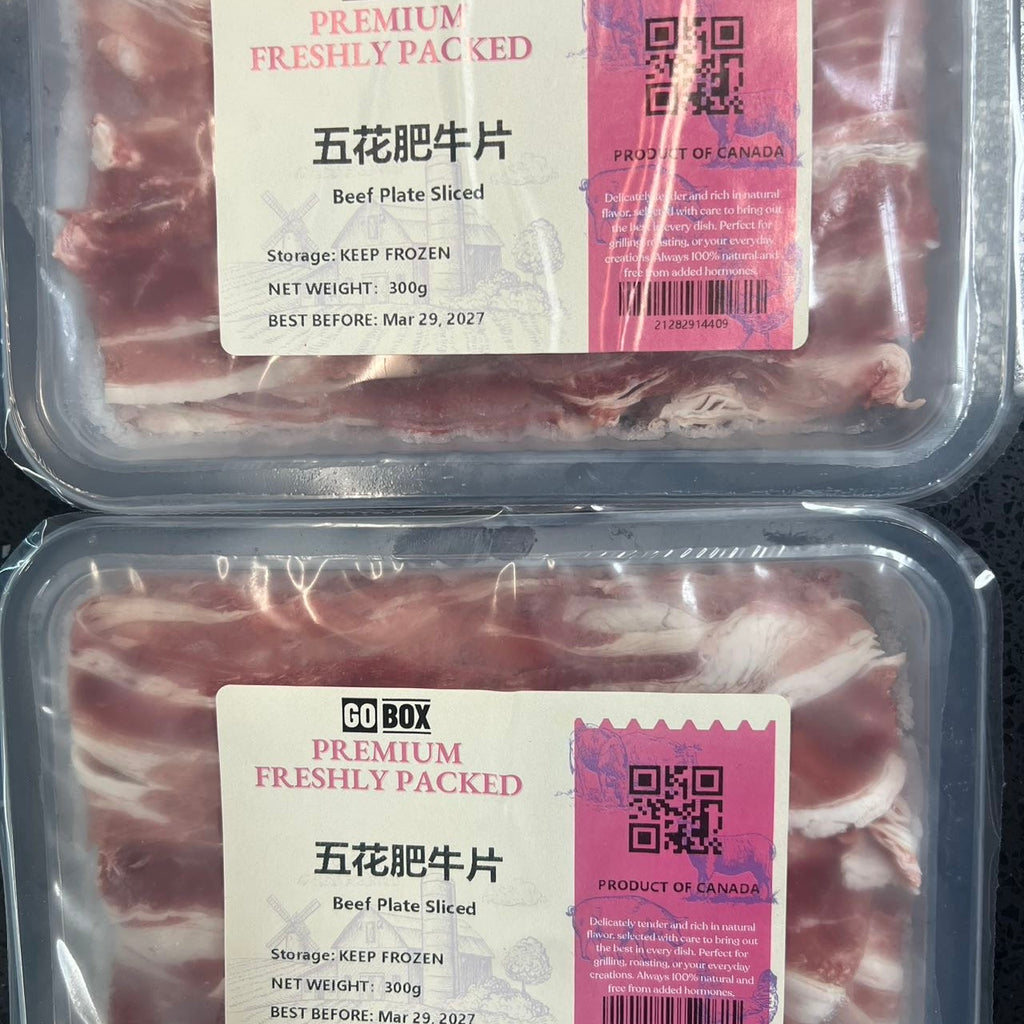 GO BOX五花肥牛片2盒<br>肥瘦相间