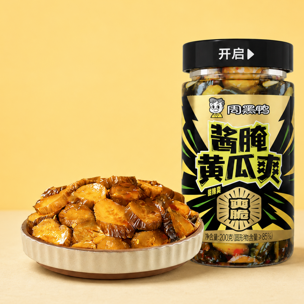 周黑鸭®酱腌黄瓜爽<br>爽脆解腻