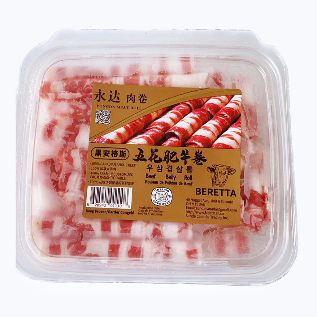 【火锅必备】黑安格斯五花肥牛卷1.1磅<br>安格斯牛肉