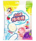 大白兔®棒棒糖15支混合口味<br>清香果味•浓缩果汁