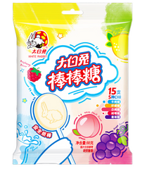 大白兔®棒棒糖15支混合口味<br>清香果味•浓缩果汁