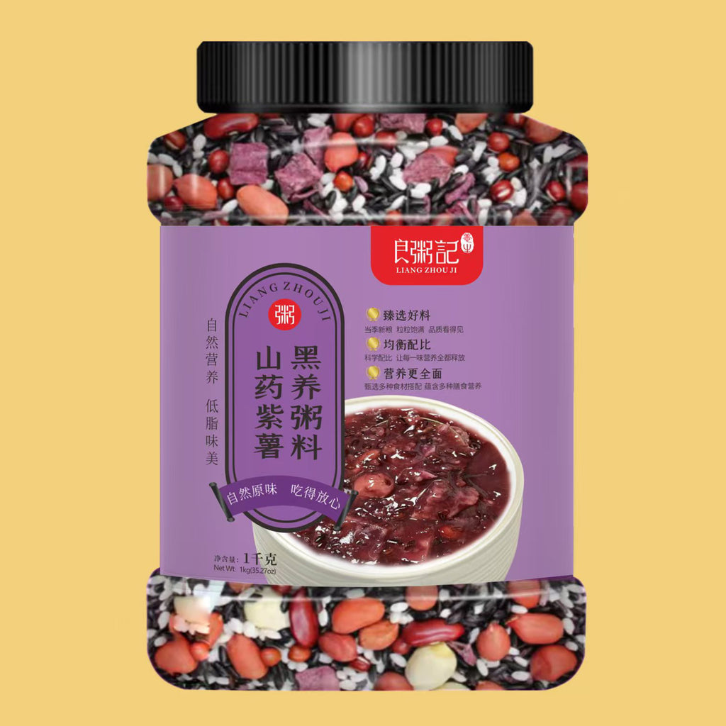 良粥记®山药紫薯黑养粥料<br>低脂健康
