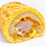 【Mocci】肉松芋泥麻薯咸蛋黄虎皮卷2块<br>奶香•芋泥•肉松•麻薯•咸蛋黄混合在一起的满足感