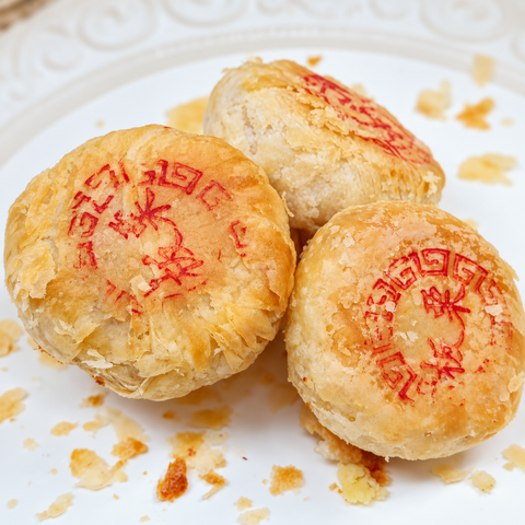 【Mocci】板栗酥饼4个<br>酥皮掉渣•内馅绵密