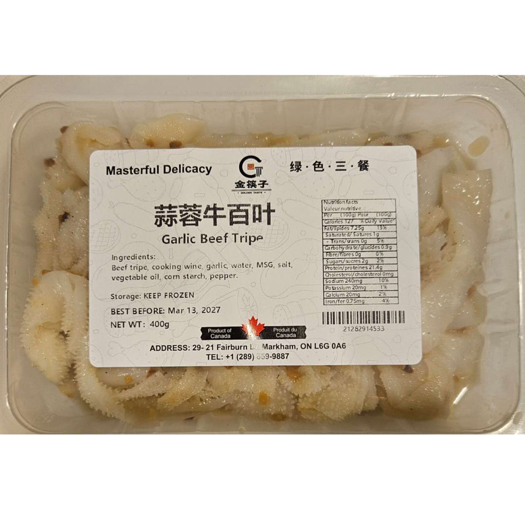 金筷子•蒜蓉牛百叶(蒸20分钟)<br>入口爽脆