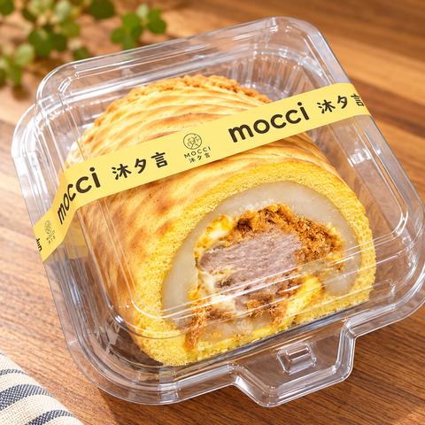 【Mocci】肉松芋泥麻薯咸蛋黄虎皮卷2块<br>奶香•芋泥•肉松•麻薯•咸蛋黄混合在一起的满足感