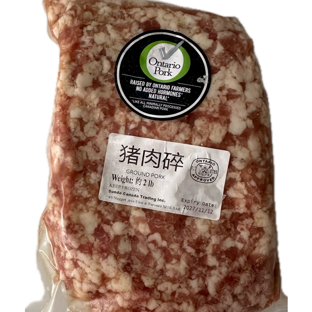 本地农场五花猪肉碎2磅装<br>Ontario Approved•原切猪肉碎