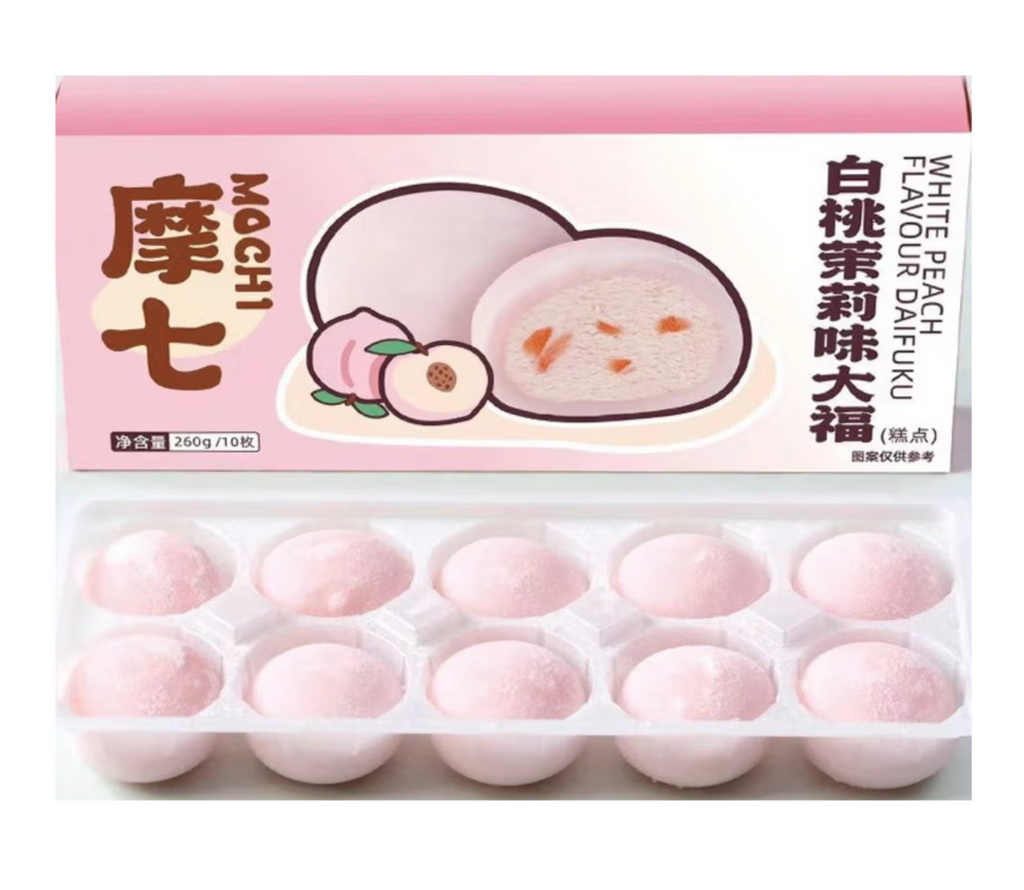 【小红书推荐】摩七®白桃茉莉•大福10枚<br>糯叽叽