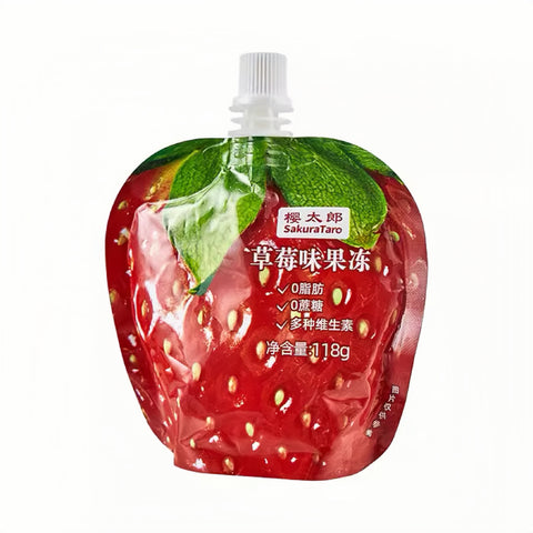 樱太郎•草莓味果冻<br>0脂0糖•多种维生素