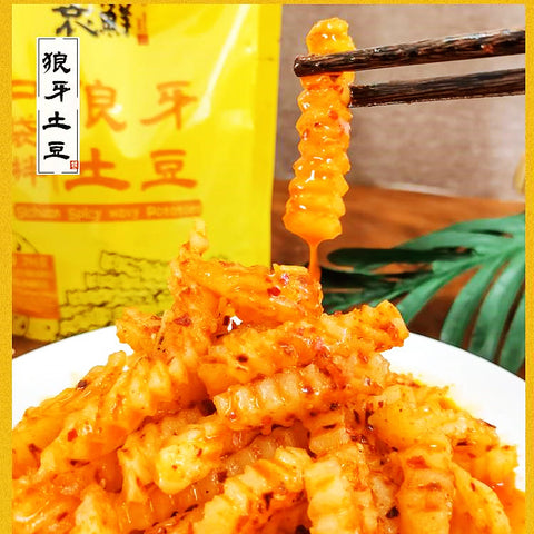 袁鲜®狼牙土豆<br>土豆脆爽•四川红油辣椒