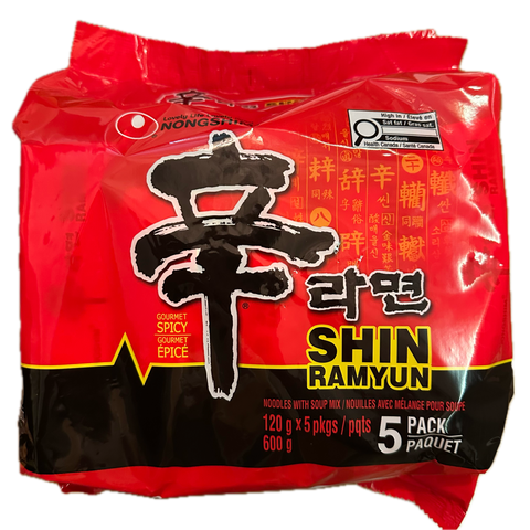 韩国农心®辛拉面5连包<br>Nongshim Shin Ramyun