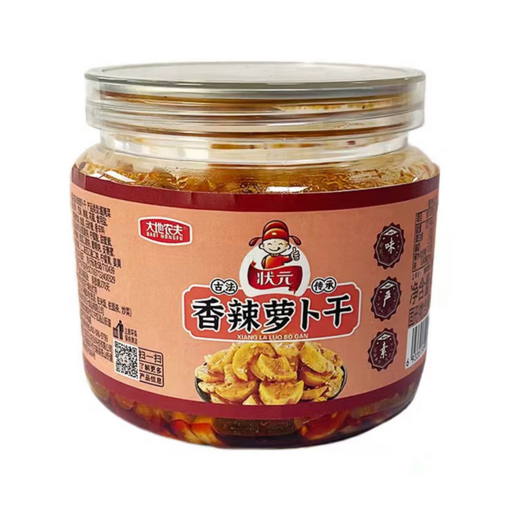 大地农夫®香辣萝卜干<br>香辣脆嫩