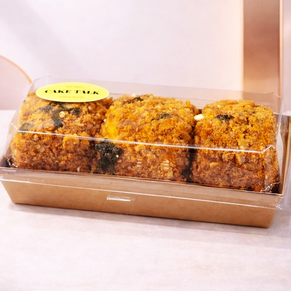 【CakeTalk】肉松小贝3个装<br>满满肉松•绵软戚风蛋糕