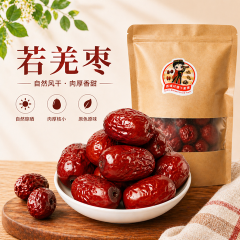 西域姑娘干果铺•特级若羌枣<br>新疆特产•肉厚香甜
