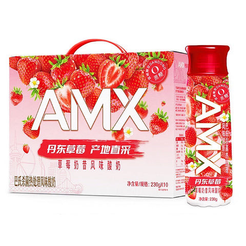 安慕希AMX高端•丹东草莓<br>希腊风味酸奶