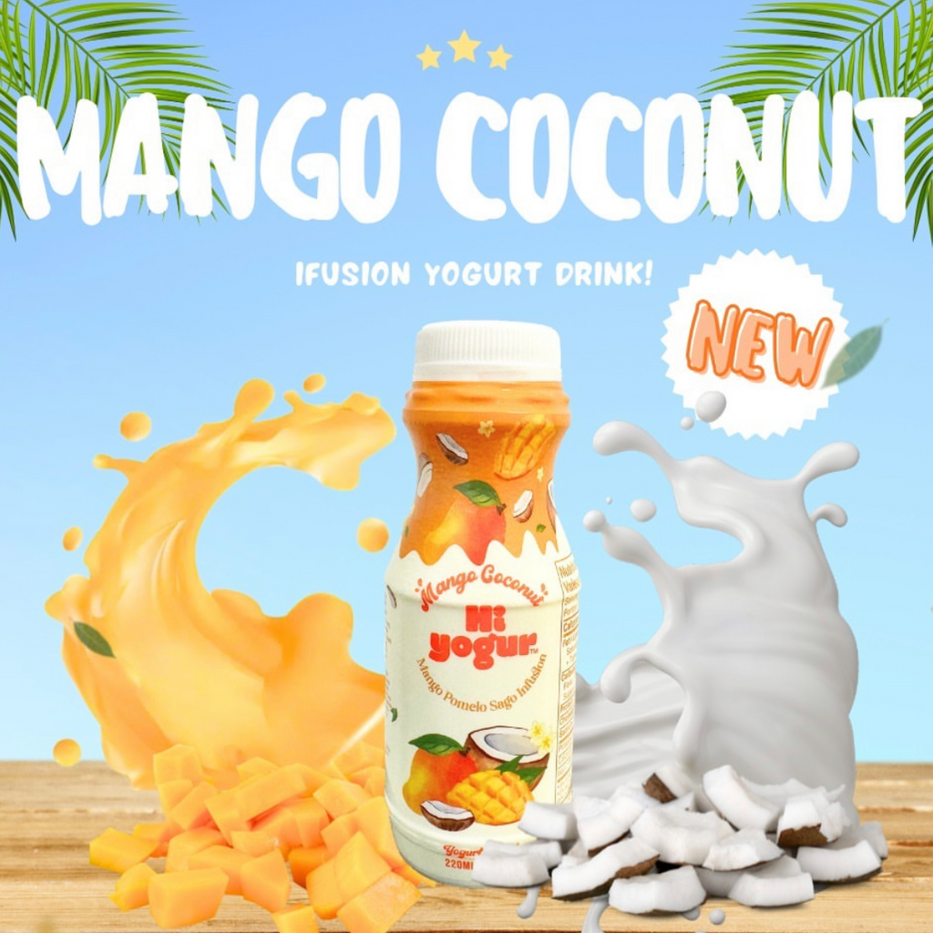 【0元领满$88】芒果椰子酸奶2瓶<br> L'sqie Mango X Coconut