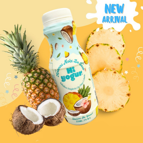 【优惠尝鲜】菠萝椰子酸奶2瓶<br> L'sqie Pineapple X Coconut