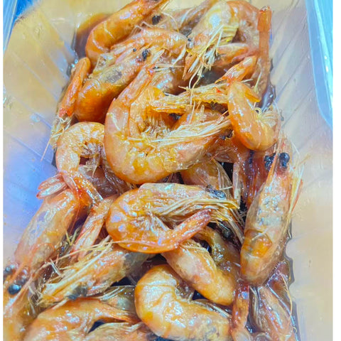 油爆虾<br>咸甜入味