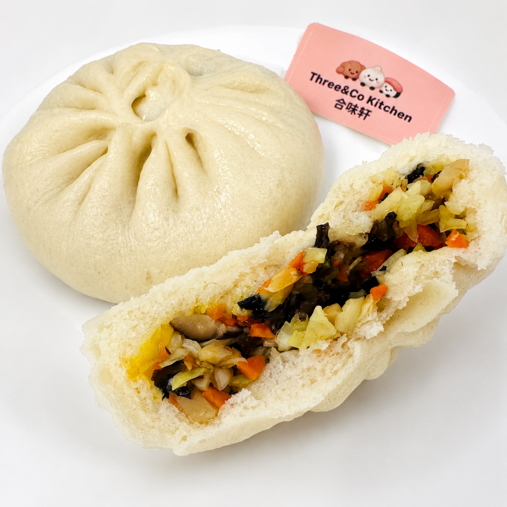 合味轩•高丽菜香菇木耳大素包<br> 多种蔬菜搭配•口感丰富