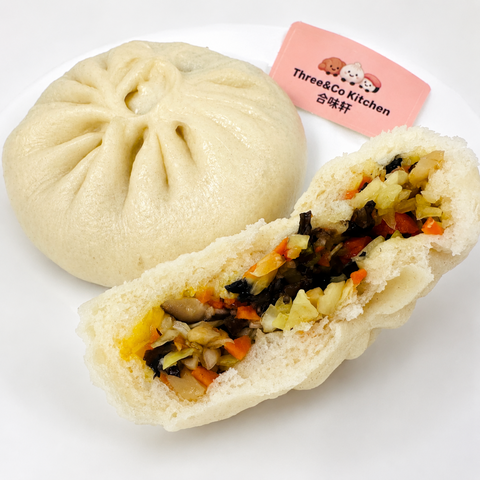 合味轩•高丽菜香菇木耳大素包<br> 多种蔬菜搭配•口感丰富