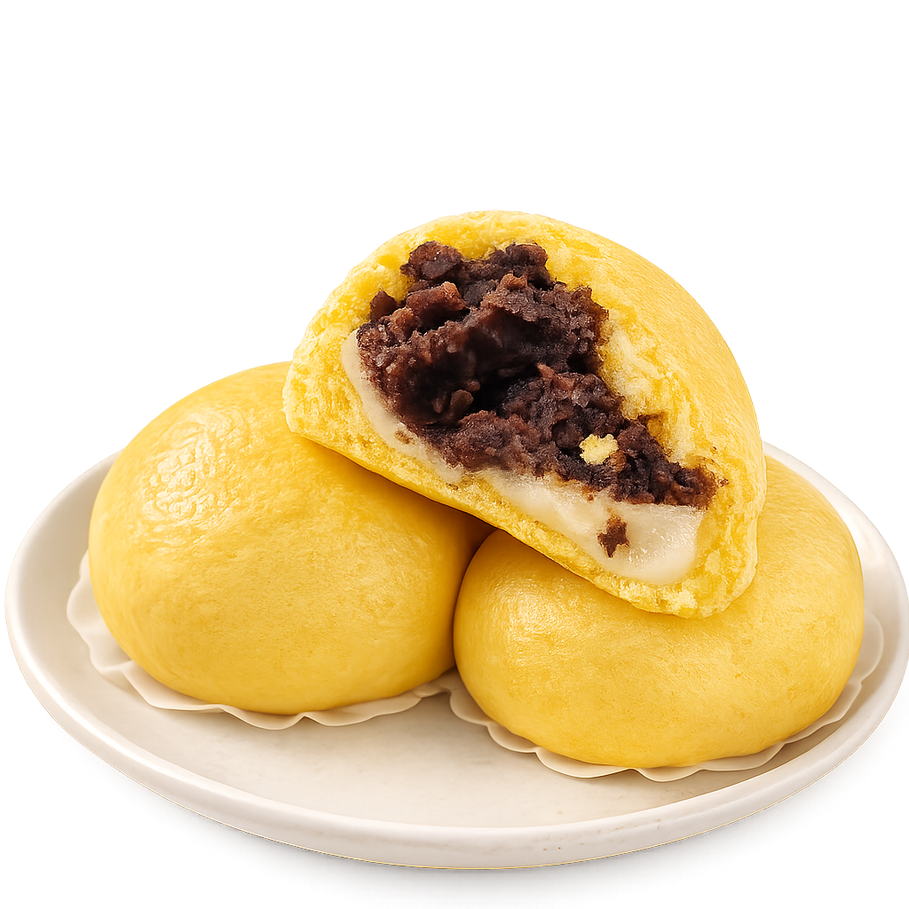 合味轩•南瓜麻薯红豆包<br>自然南瓜色•三层口感