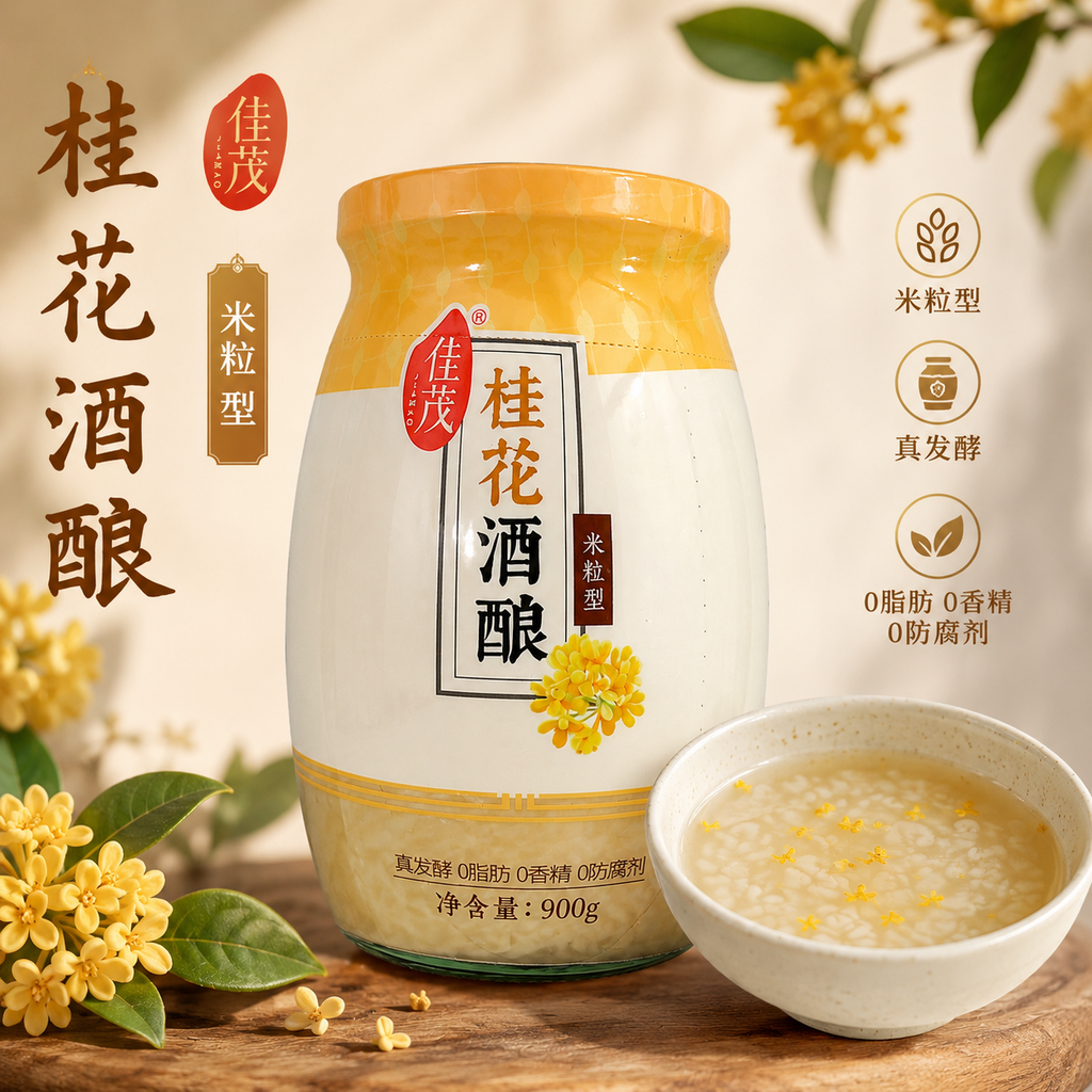 佳茂®桂花酒酿<br>真发酵•0添加