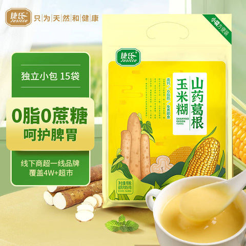 捷氏®山药葛根玉米糊<br>高钙0脂轻负担