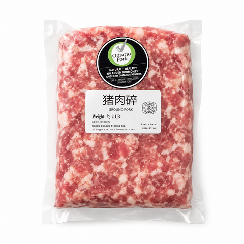 【本期优惠】本地农场五花猪肉碎2磅装<br>Ontario Approved•原切猪肉碎