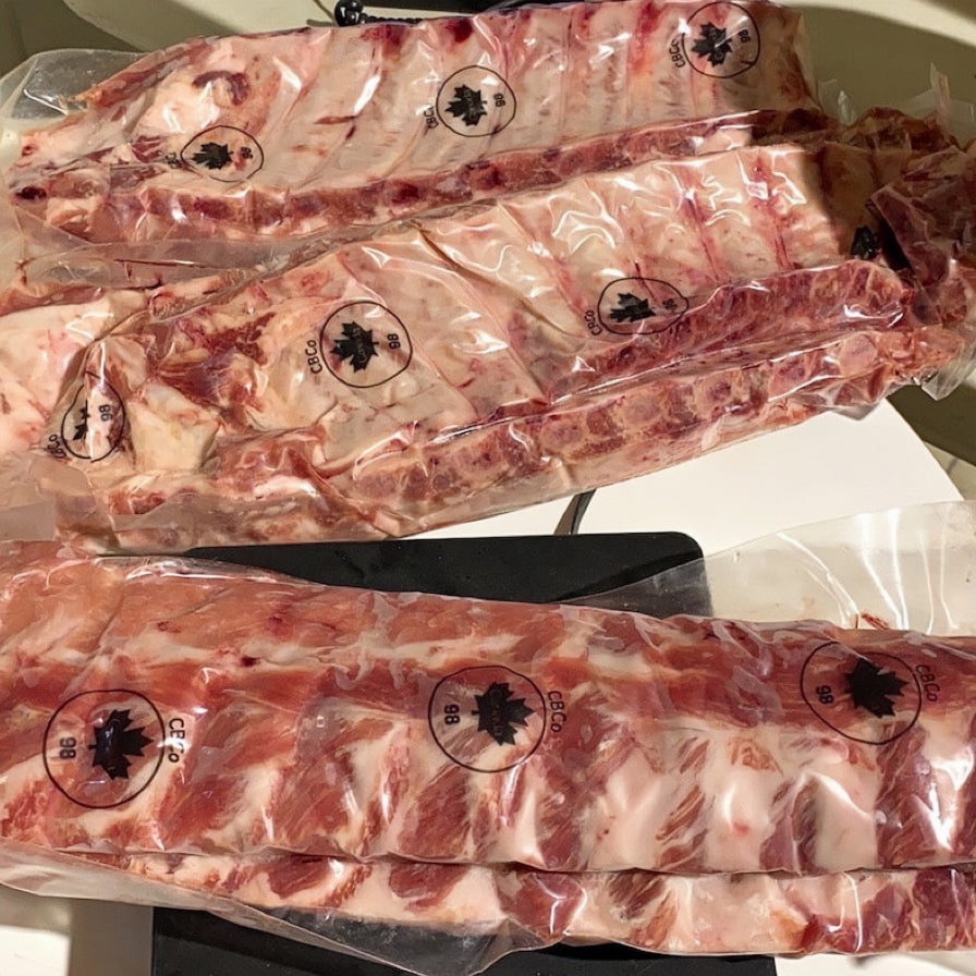 【限量优惠】本地有机猪排骨4.2-4.5lb<br>Organic Pork Back Ribs