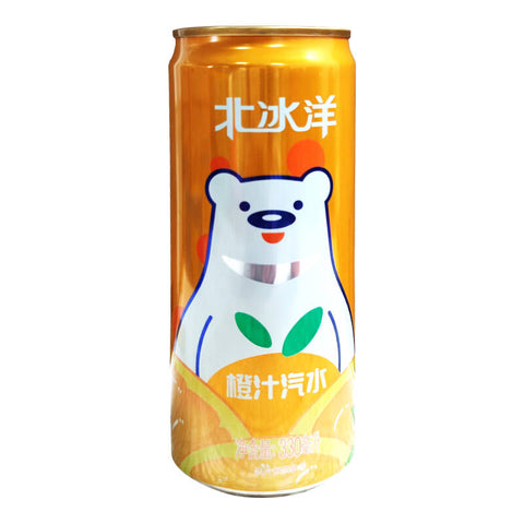【整组优惠】北冰洋橙汁汽水6罐<br>小时候的味道