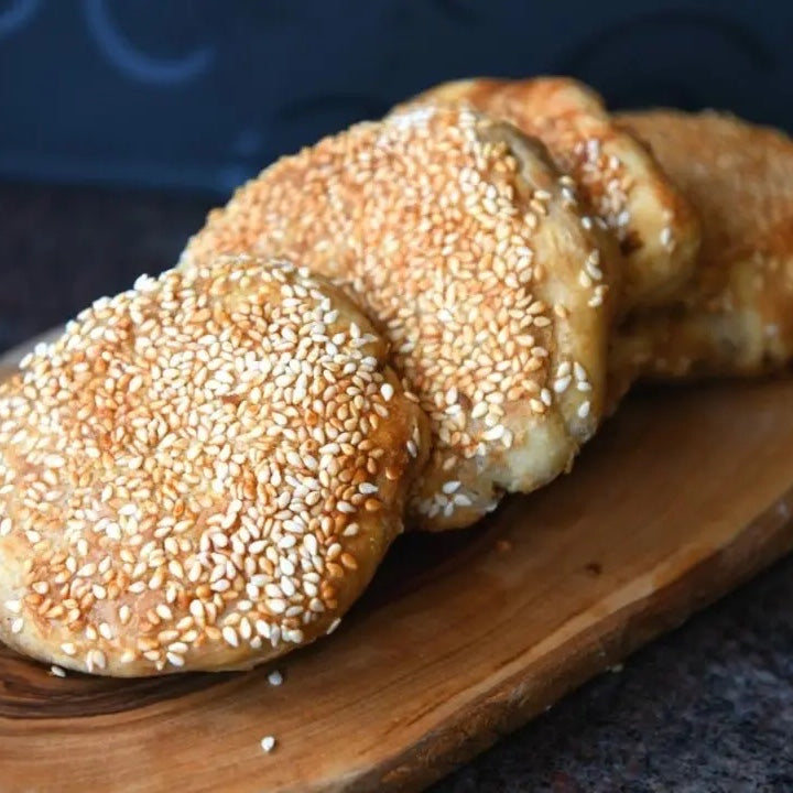 珍膳*冷冻*麻酱大烧饼2枚<br>香酥可口(含花生成份)