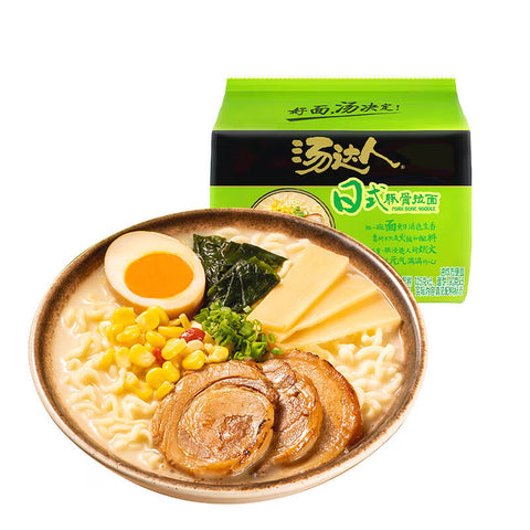 汤达人®日式豚骨面5连包<br>汤汁浓厚