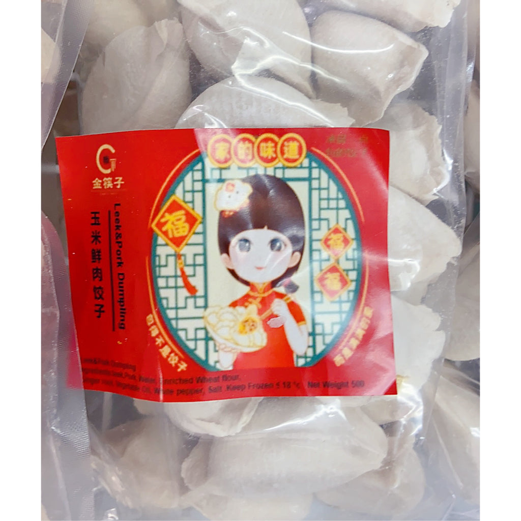 金筷子•速冻玉米猪肉水饺500g<br>妈妈的味道