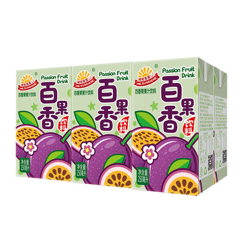 阳光先生•百香果汁6盒<br>果汁含量》15%