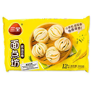 三全葱油花卷<br>卷卷葱香